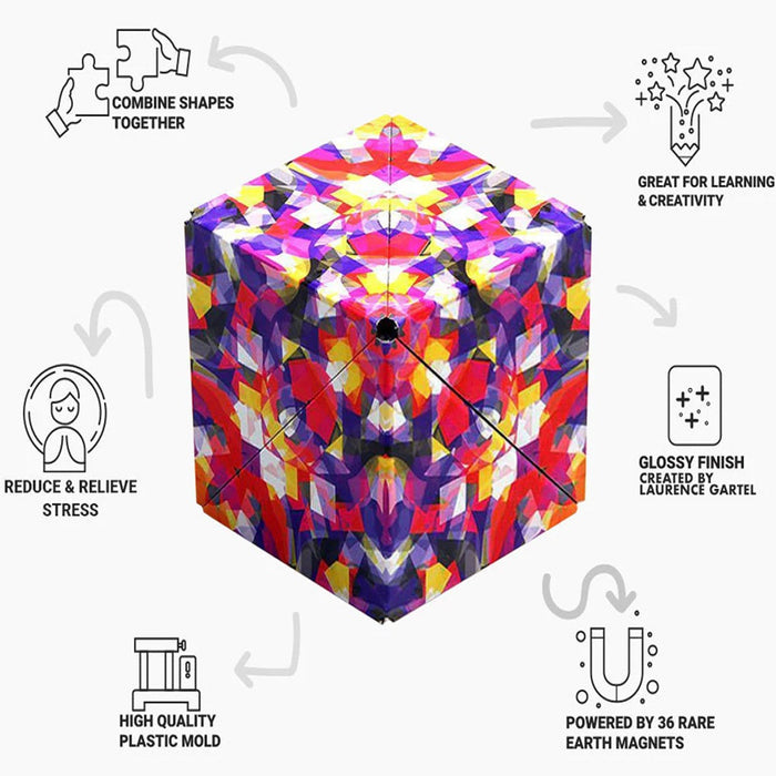 Shashibo Puzzle Cube Confetti Sunshine Daydream