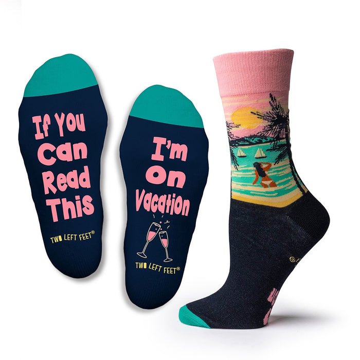 Two Left Feet Socks On Vacation Sunshine Daydream