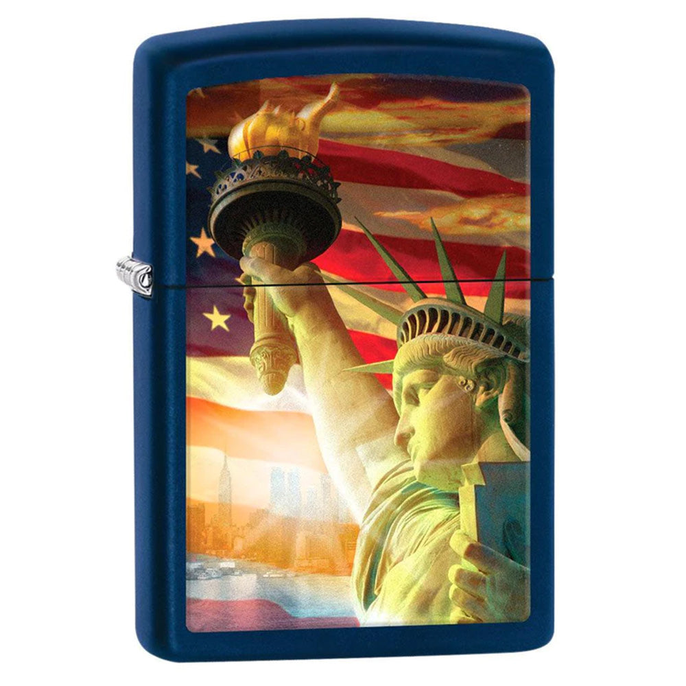 Zippo Lighter Statue of Liberty w/ Flag Sunshine Daydream