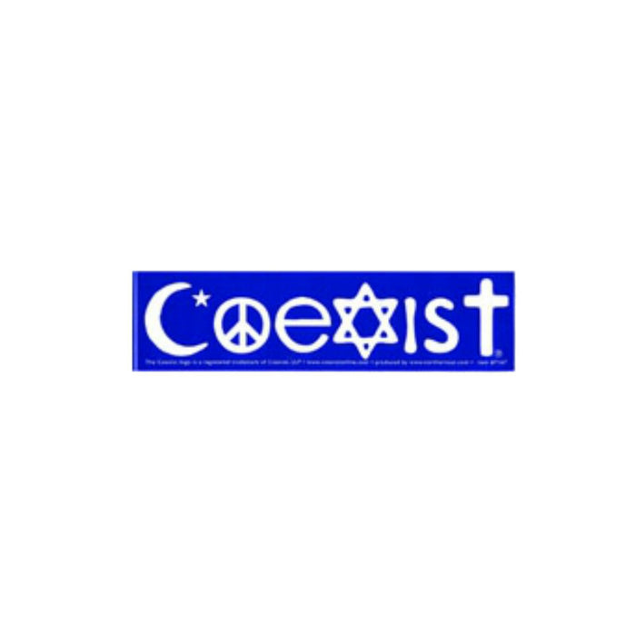 Coexist Bumper Sticker Sunshine Daydream