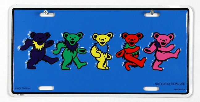 Jerry Garcia Grateful Dead Dancing Bears Sticker - Official